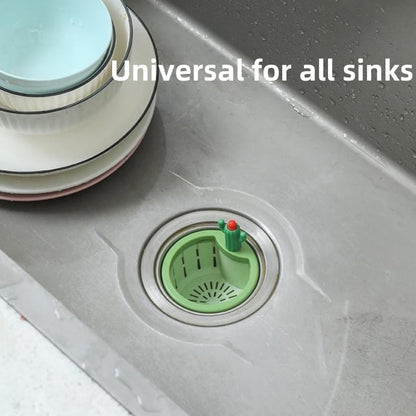 Portable Hands-Free Kitchen Sink Strainer Basket