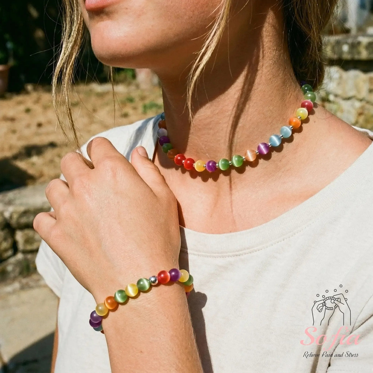 24-Hour Flash Deal🌈 Dopamine Rainbow Choker