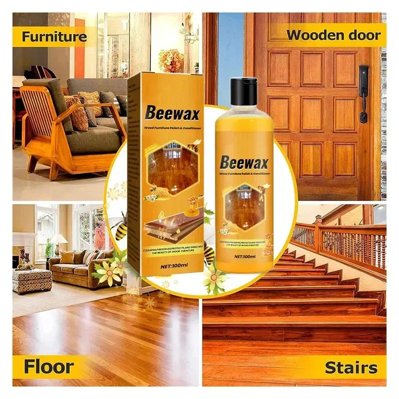 49% OFF This Week Promotions🎉🎉Beeswax Wood Polish Spray 120ml | Natural Shine & Protection for Furniture, Floors, Cabinets – Non-Greasy, Anti-Dust Finish