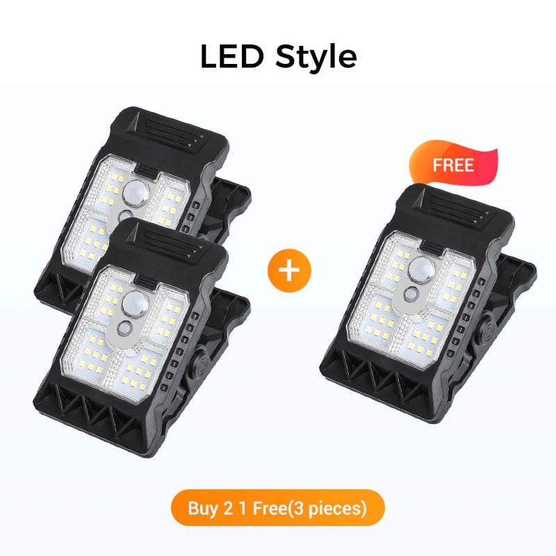 💡 Solar Motion Sensor Wall Light – Outdoor Waterproof Clip Lamp for Garden, Yard, Camping & Pathway 🏡✨