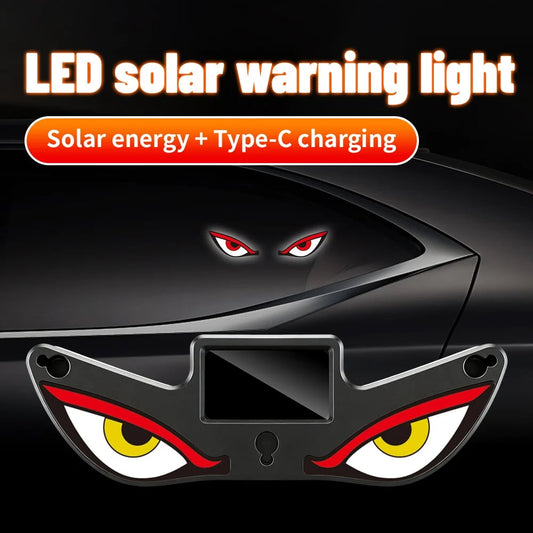 Solar Demon Eye LED Car Window Light