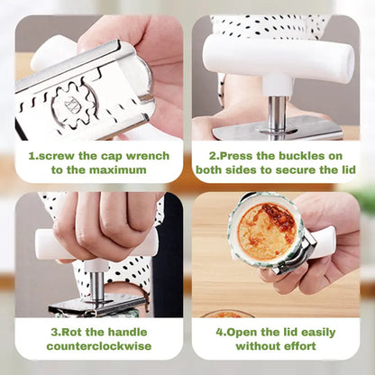 Can Opener Adjustable Stainless Steel