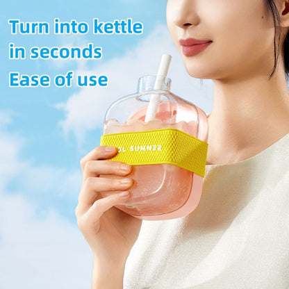 🧊Press-to-cold ice cube mold & kettle