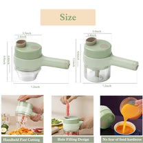 4-in-1 Cordless Electric Vegetable Slicer