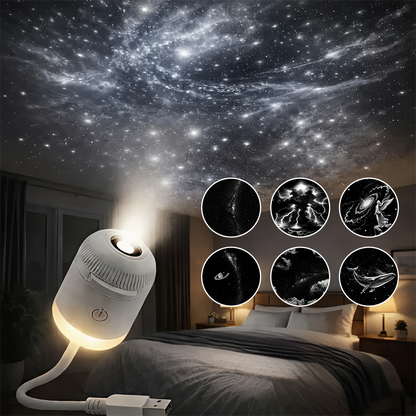 ✨ Galaxy night light with color-changing & 360° Adjustable Gooseneck