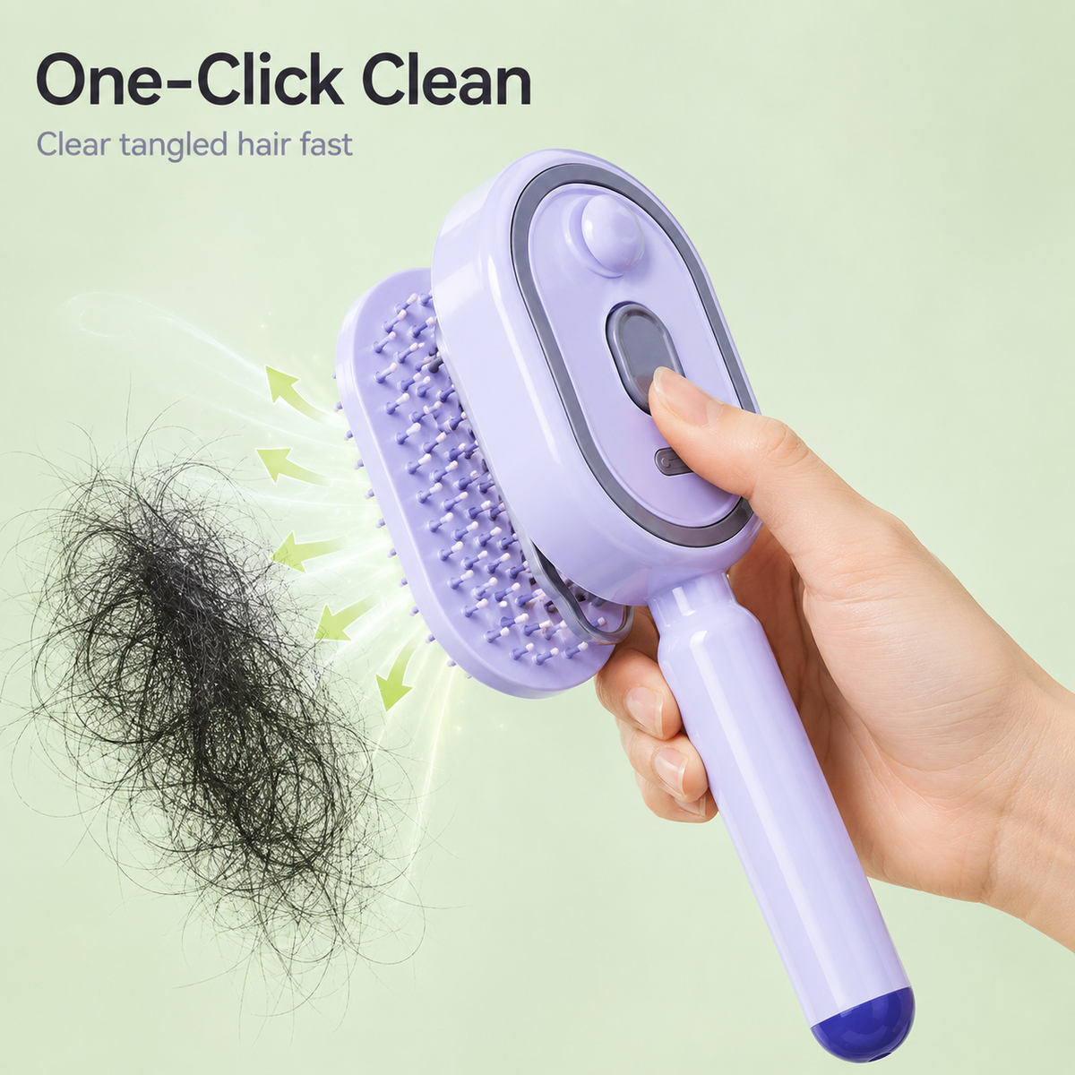 🌸LAST DAY 50% OFF✨Steam Mist Straightening Comb – Easy Salon-Like Hair
