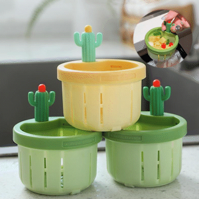 Portable Hands-Free Kitchen Sink Strainer Basket