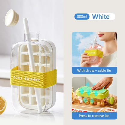 🧊Press-to-cold ice cube mold & kettle
