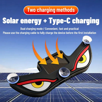 Solar Demon Eye LED Car Window Light