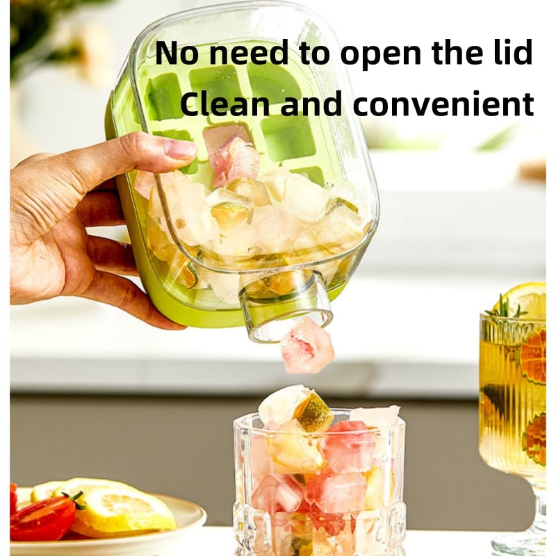 🧊Press-to-cold ice cube mold & kettle
