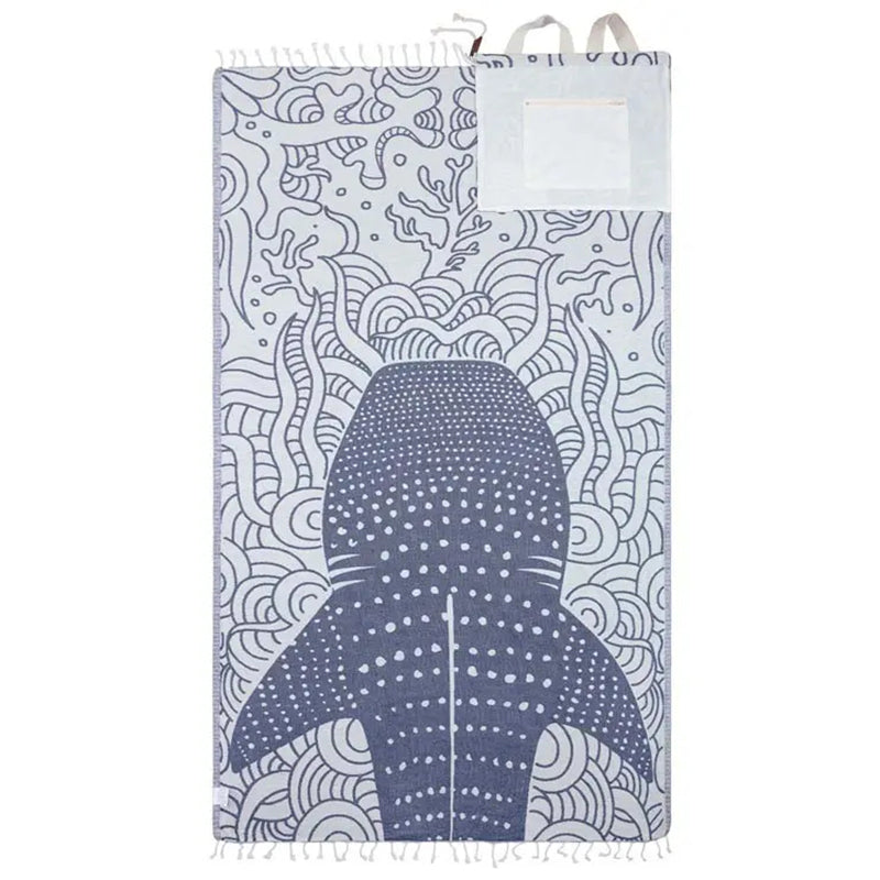 Genius 2-in-1 Convertible Beach Towel Bag
