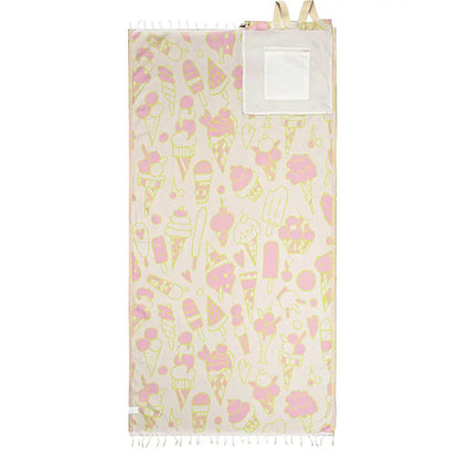 Genius 2-in-1 Convertible Beach Towel Bag