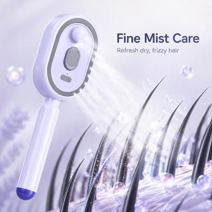 🌸LAST DAY 50% OFF✨Steam Mist Straightening Comb – Easy Salon-Like Hair