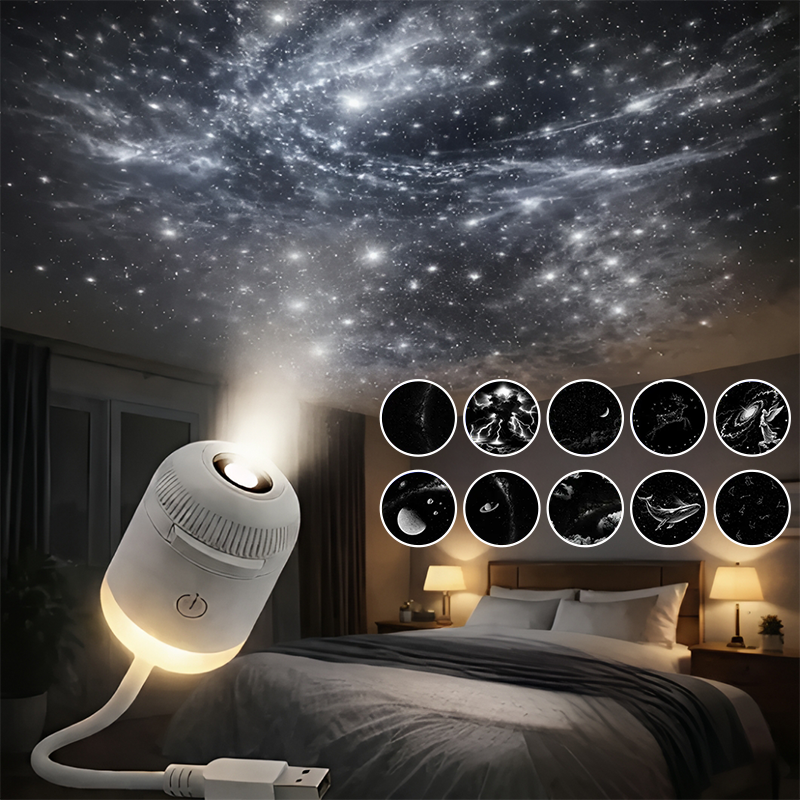✨ Galaxy night light with color-changing & 360° Adjustable Gooseneck