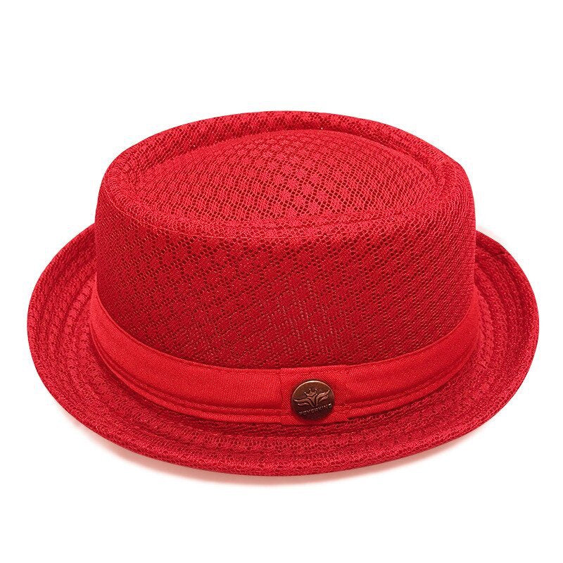 HOT SALE 🎩 Summer Breathable Mesh Pork Pie Hat
