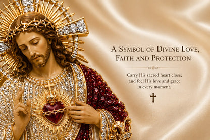 ❤️Last Day 49% OFF🙏 Sacred Heart of Jesus Brooch
