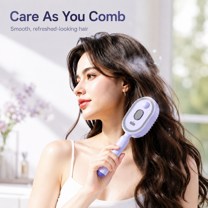 🌸LAST DAY 50% OFF✨Steam Mist Straightening Comb – Easy Salon-Like Hair