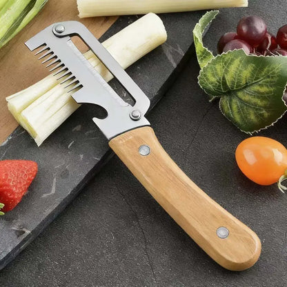 Multi-Functional Vegetable Peeler – Stainless Steel, 2-Piece Set