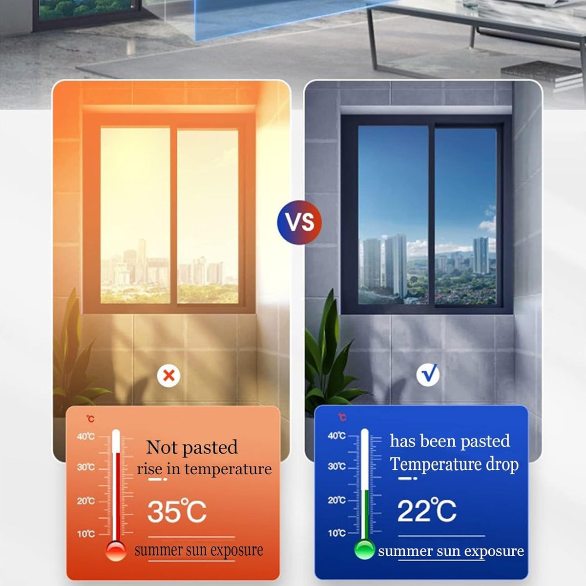 🔥HOT SALE 48% OFF🔥Privacy Sun Blocking Anti UV Reflective Window Film - BUY MORE SAVE MORE