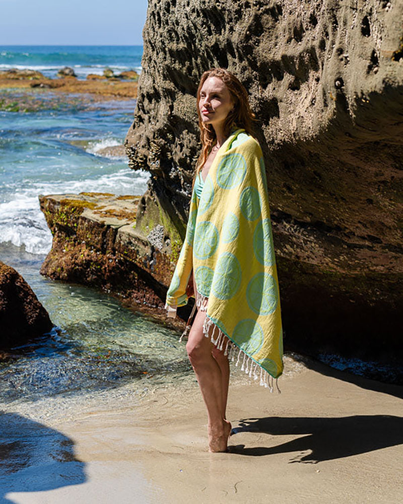 Genius 2-in-1 Convertible Beach Towel Bag