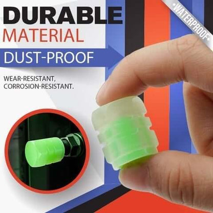💥💥Fluorescent Tire Valve Caps - Make Night Cycling More Cool😎