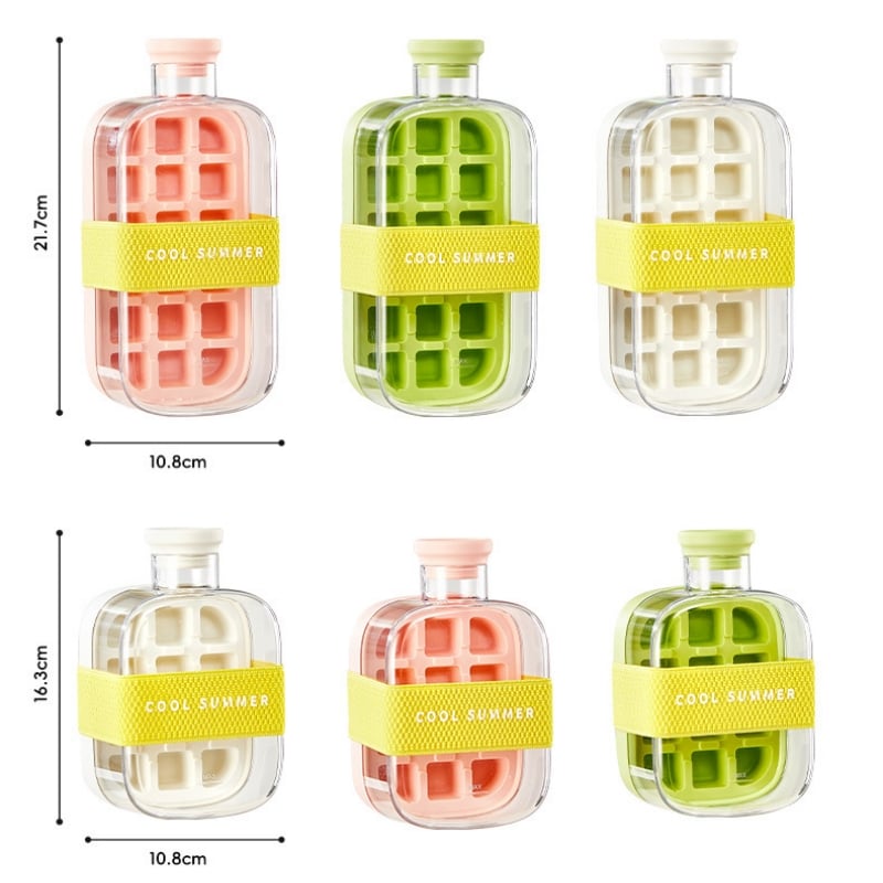 🧊Press-to-cold ice cube mold & kettle