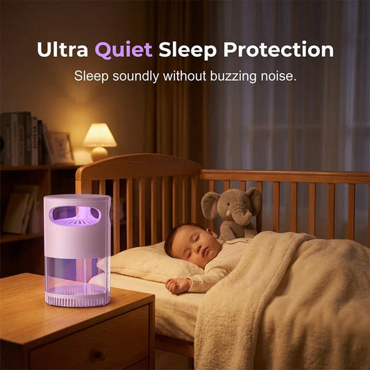 🔥HOT SALE 49% OFF🦟UV Mosquito Killer Lamp – 🔇quiet, USB, chemical-free. 🌙