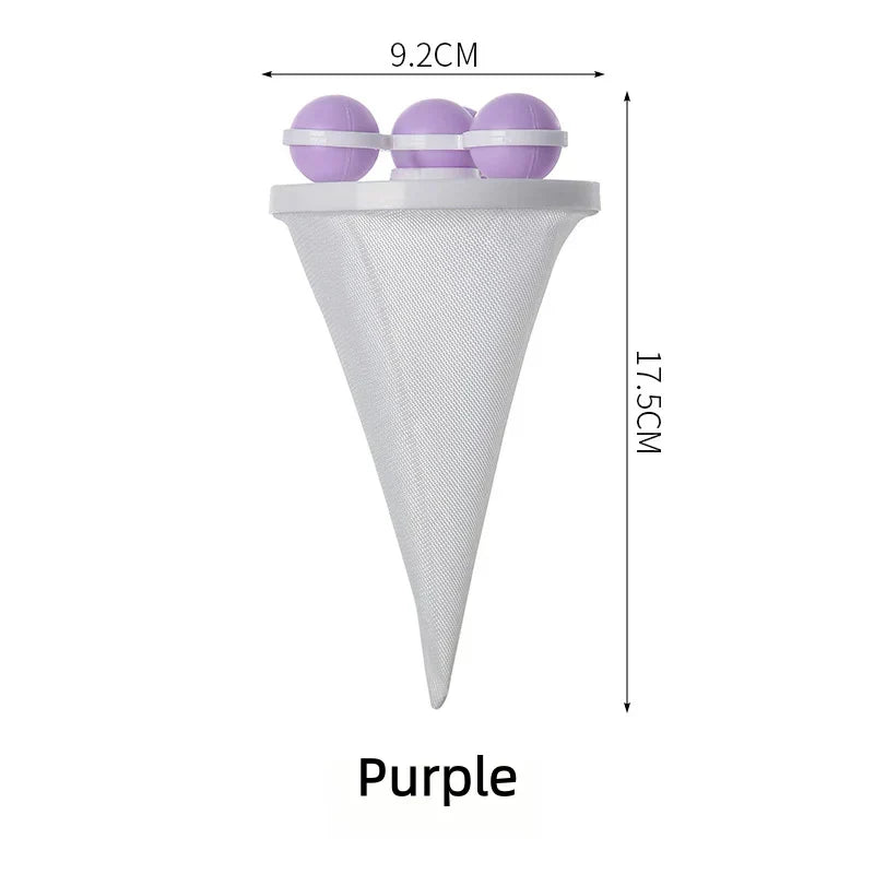 Washing Machine Filter Bag | Reusable Floating Hair Catcher Mesh for Laundry Washer