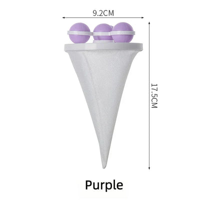 Washing Machine Filter Bag | Reusable Floating Hair Catcher Mesh for Laundry Washer