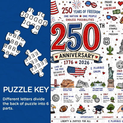 🧩🎁 Patriotic America Jigsaw Puzzle 1000 Pieces