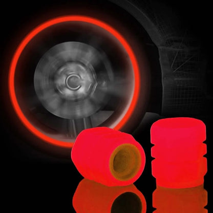 💥💥Fluorescent Tire Valve Caps - Make Night Cycling More Cool😎