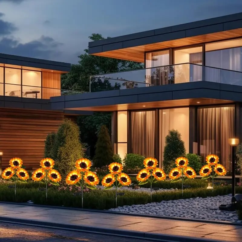 (🔥Hot Sale NOW) 🔥Solar Sunflower Garden Lights