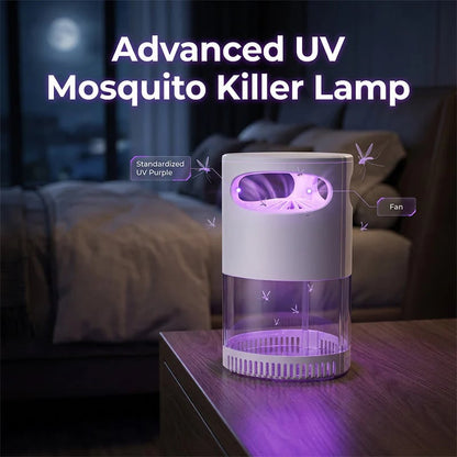 🔥HOT SALE 49% OFF🦟UV Mosquito Killer Lamp – 🔇quiet, USB, chemical-free. 🌙