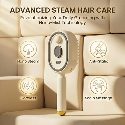 Spray Cushion Brush – Smooths Frizz & Massages the Scalp
