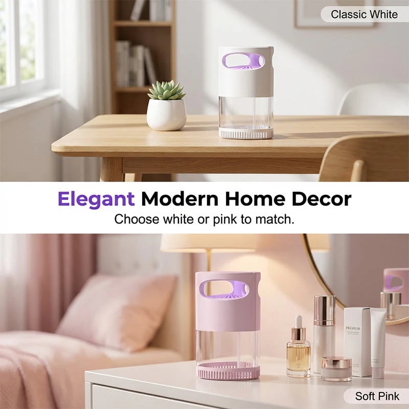 🔥HOT SALE 49% OFF🦟UV Mosquito Killer Lamp – 🔇quiet, USB, chemical-free. 🌙