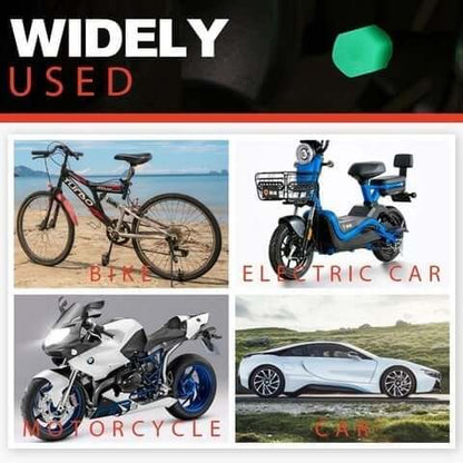💥💥Fluorescent Tire Valve Caps - Make Night Cycling More Cool😎