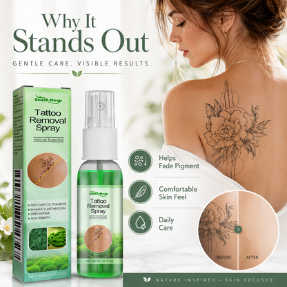 🌿✨Natural Tattoo Fade Spray – Gentle Skin Care Formula