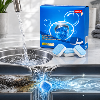 50% OFF💥Drain Cleaner Tablets, 12 tablets | Fast-acting in 30 minutes | Suitable for drains throughout the house