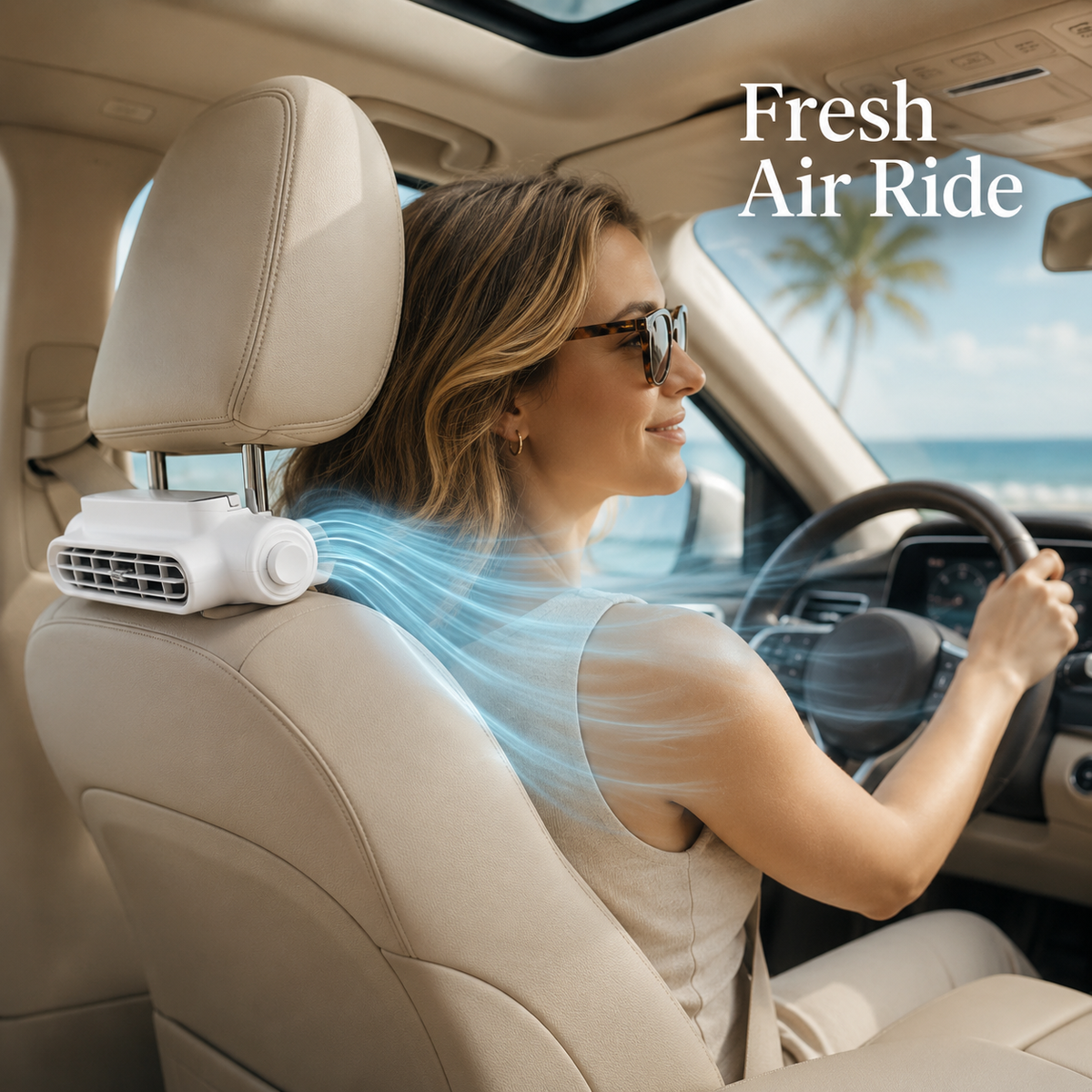 ☀️SUMMER SALE 50% OFF❄️💨 Powerful Airflow Car Seat Fan