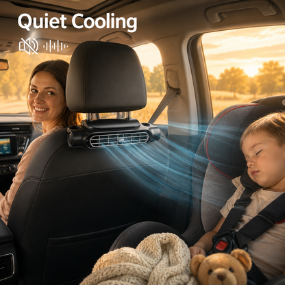 ☀️SUMMER SALE 50% OFF❄️💨 Powerful Airflow Car Seat Fan