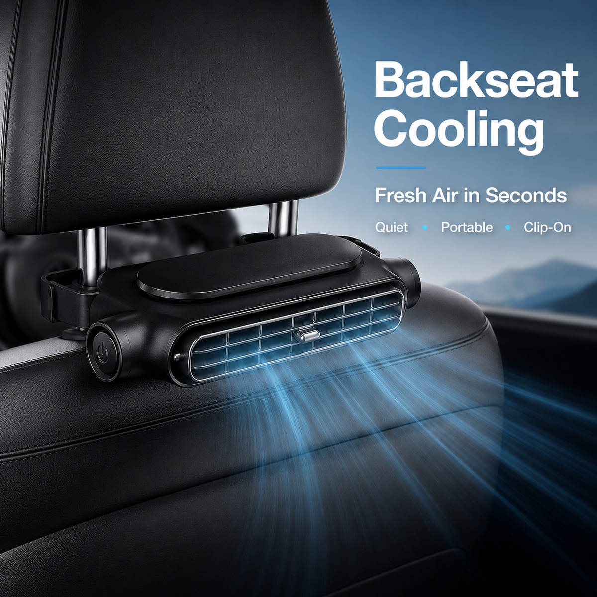 ☀️SUMMER SALE 50% OFF❄️💨 Powerful Airflow Car Seat Fan