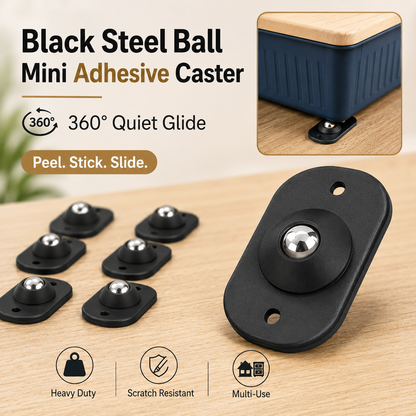 💥16PCS Mini Rolling Wheels🛋️ Turn Anything into Mobile Storage
