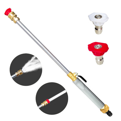 🔫 40% OFF! 💦 High-pressure water gun – Includes 2 High-Pressure Nozzles and Quick Connectors ✨ 🚗