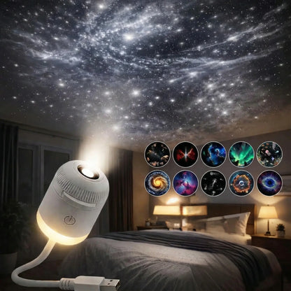 ✨ Galaxy night light with color-changing & 360° Adjustable Gooseneck
