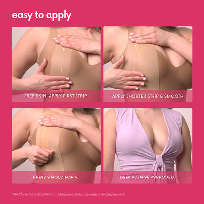 Seamless Lift & Shape Boob Tape — Invisible Support, All-Day Confidence