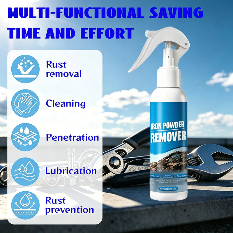 ✨ Automotive Rust Remover Spray – Iron & Rust Cleaner for Wheels, Rims & Metal Surfaces