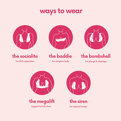 Seamless Lift & Shape Boob Tape — Invisible Support, All-Day Confidence