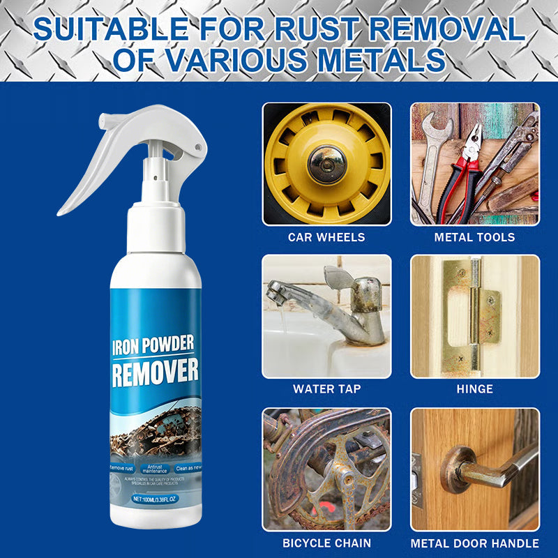 ✨ Automotive Rust Remover Spray – Iron & Rust Cleaner for Wheels, Rims & Metal Surfaces