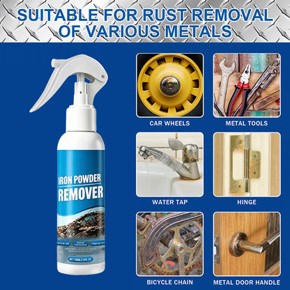 ✨ Automotive Rust Remover Spray – Iron & Rust Cleaner for Wheels, Rims & Metal Surfaces