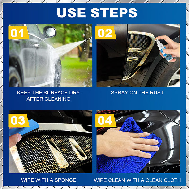 ✨ Automotive Rust Remover Spray – Iron & Rust Cleaner for Wheels, Rims & Metal Surfaces